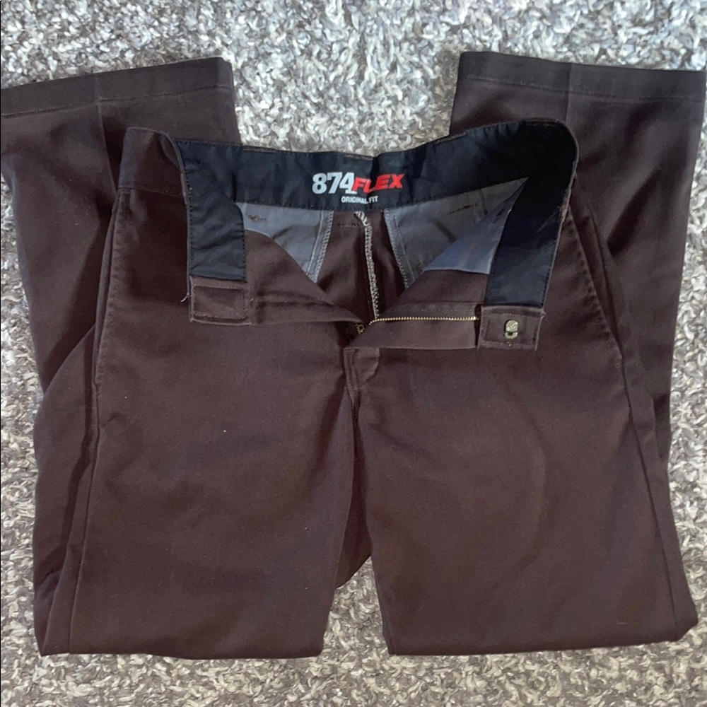 Dickies Brown Chinos Practical Workwear